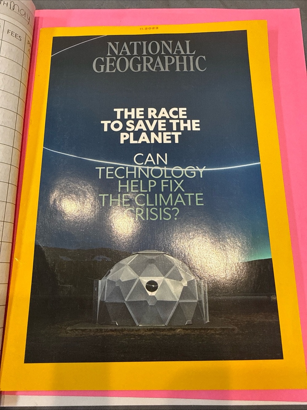 National Geographic Magazine Nov 2023 The Race To Save The Planet Climate Issue